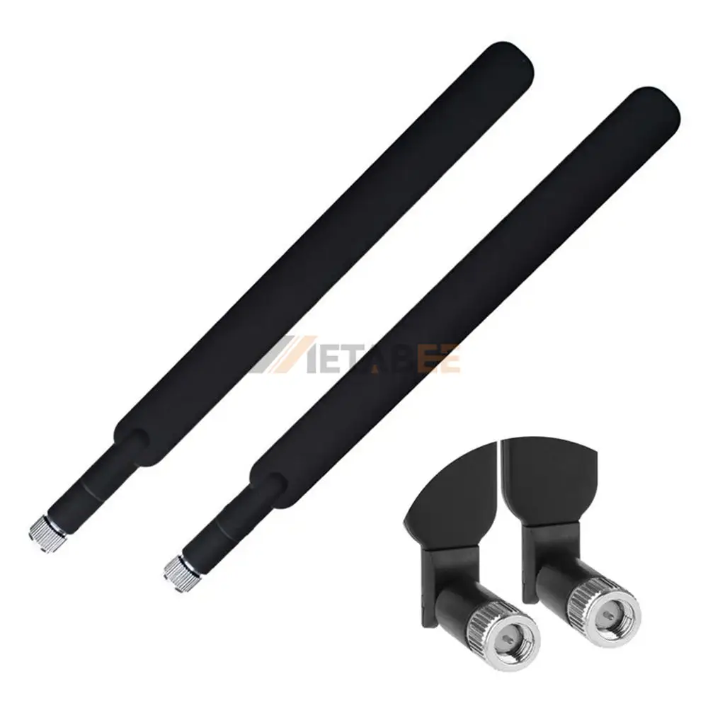 2.4 GHz 7dBi High Gain Rubber WiFi Antenna, SMA Male 01