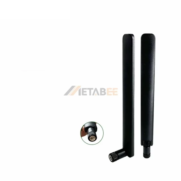 2.4 5.8 GHz 4dBi Dual Band WiFi Swivel Rubber Duck Antenna, SMA Male 01
