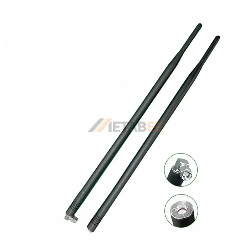 2.4/5.8 GHz 7dBi Dual Band Rubber Duck WiFi Antenna, RP-SMA Male
