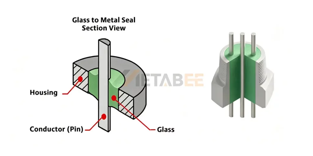 Glass-To-Metal-Seal-Connectors-Structure