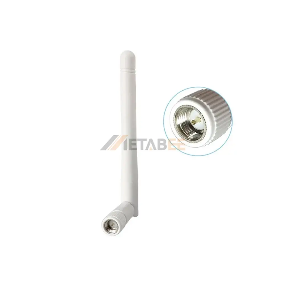 White 915MHz 3dBi External Rubber Duck LoRa Antenna, SMA Male 1