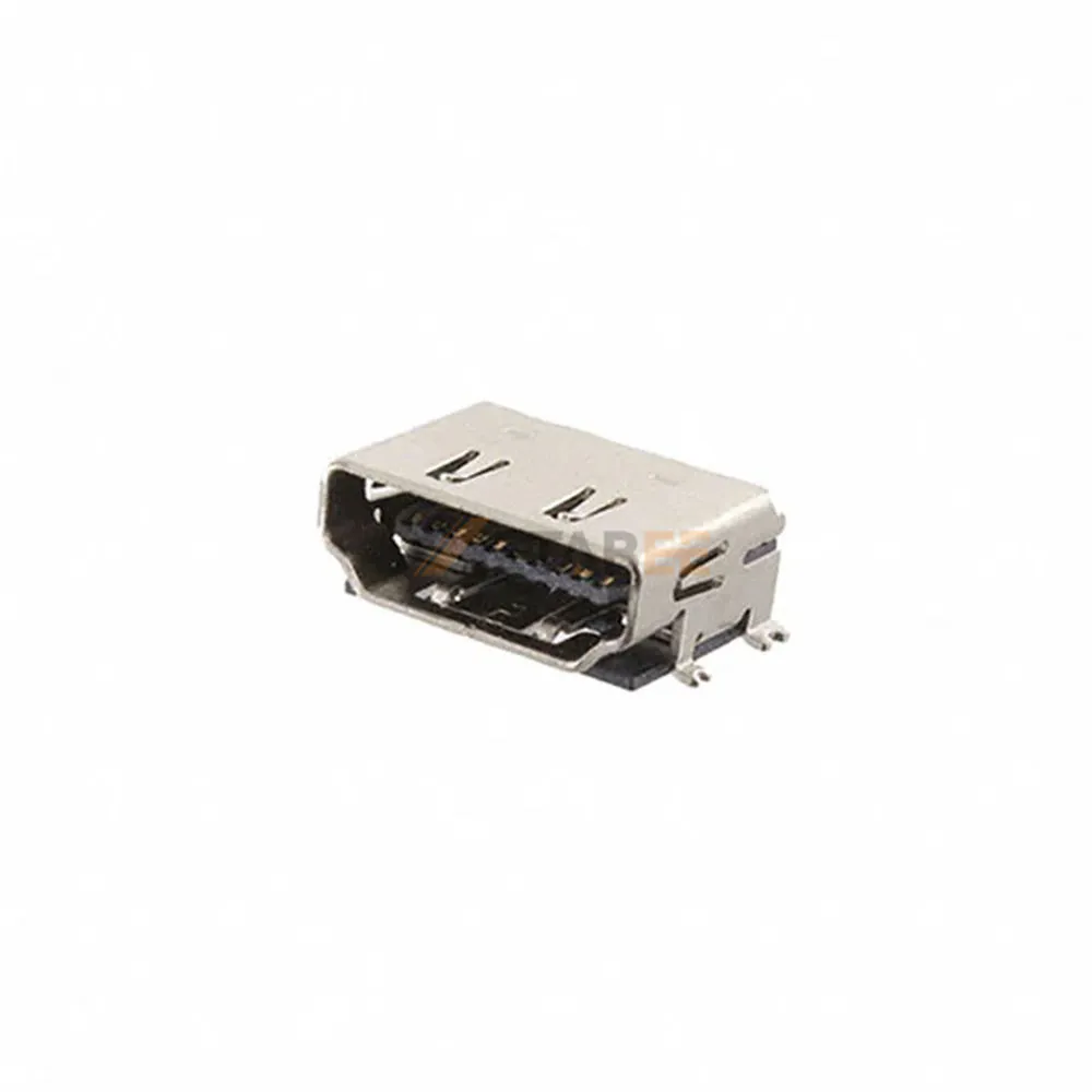 HDMI Type A Female Connector for PCB, SMT, RA