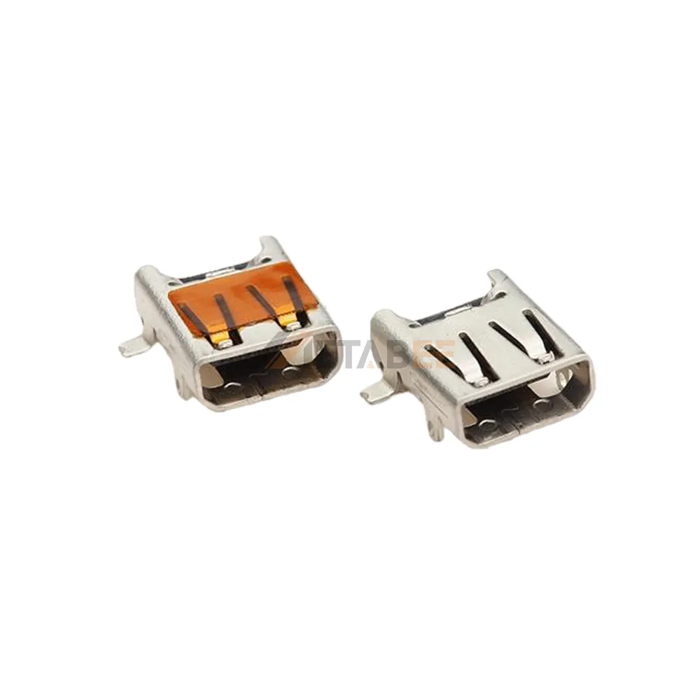 Micro HDMI Type D 19 Pin Female Connector, PCB Surface Mount, RA
