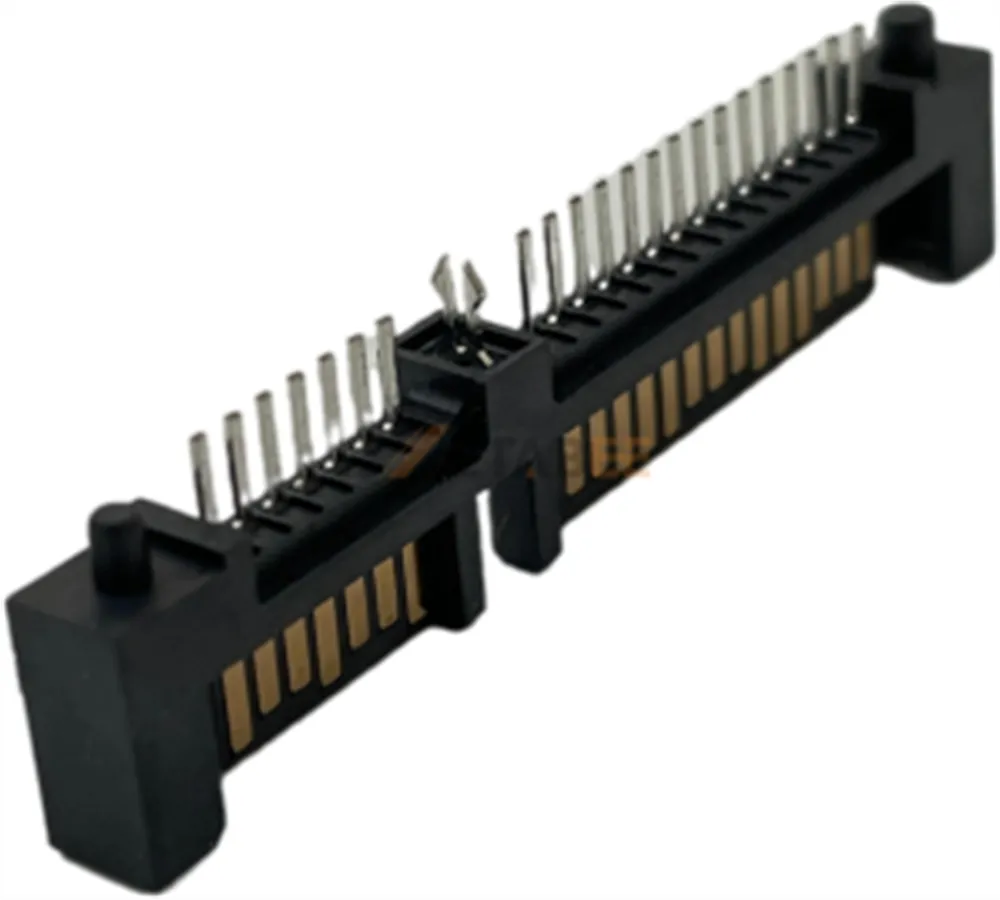 Serial ATA Combo Plug, 7+15 Pin, SMT, Vertical